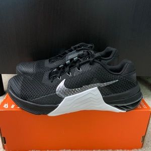 Nike Metcon 7 Black White Womens Size 7.5 CrossFit Workout CrossTraining Gym NEW